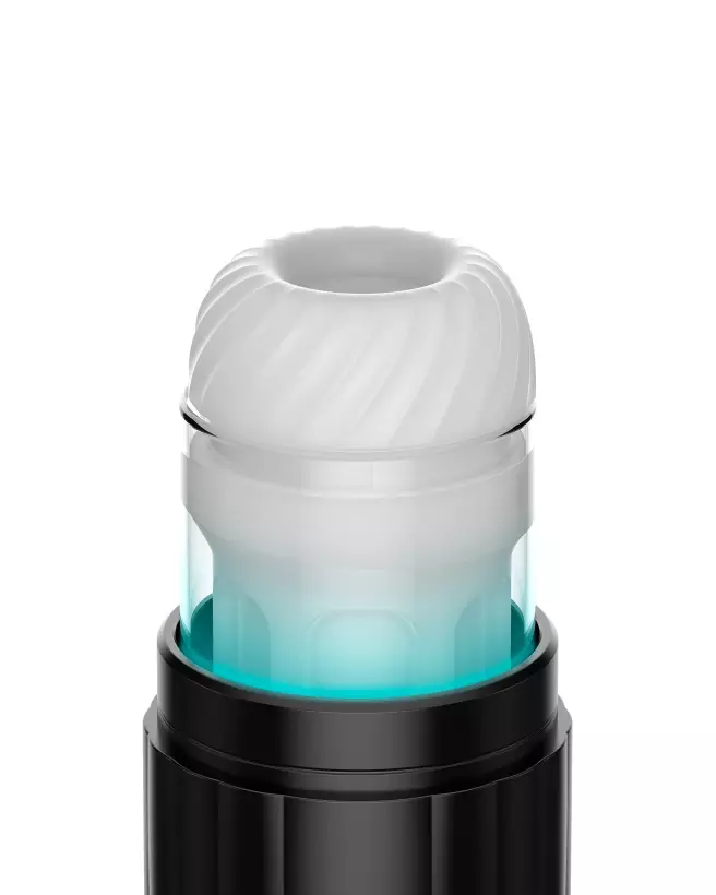 Image du masturbateur KAOTIK SHOCKWAVE NOIR par SEXTOYS-KAOTIK, design élégant et discret pour plaisir intense-3