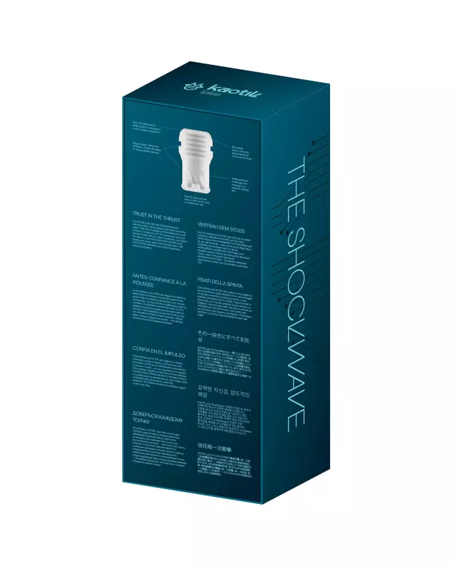 Image du masturbateur KAOTIK SHOCKWAVE NOIR par SEXTOYS-KAOTIK, design élégant et discret pour plaisir intense-13