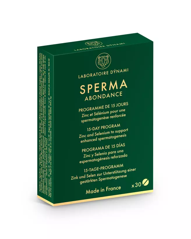 Photo SPERMA ABONDANCE 30 Comprimés - Augmentation Volume Sperme - LABORATOIRE DYNAMI-1