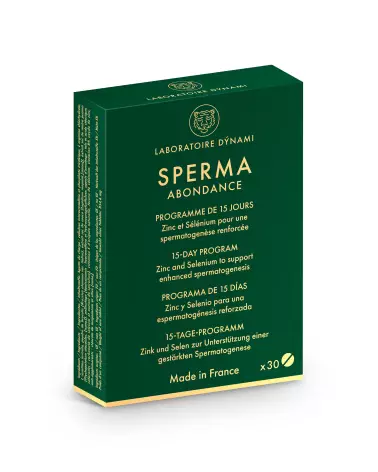 Photo SPERMA ABONDANCE 30 Comprimés - Augmentation Volume Sperme - LABORATOIRE DYNAMI-1