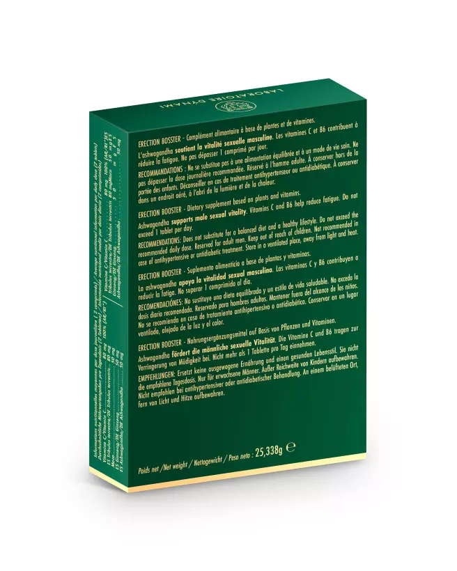 Image du produit ERECTION BOOSTER 30 Comprimés par LABORATOIRE DYNAMI pour améliorer l'érection et la performance sexue-2