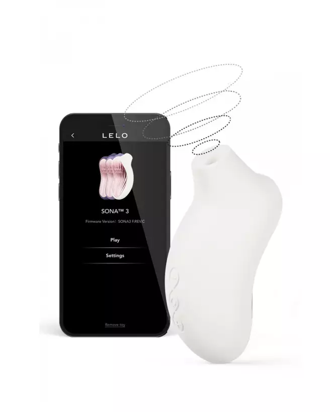Image du LELO SONA 3 Cream, stimulateur clitoridien sonique, élégant et rechargeable-1