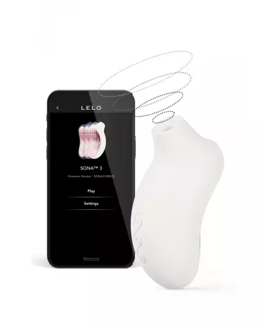 Image du LELO SONA 3 Cream, stimulateur clitoridien sonique, élégant et rechargeable-1