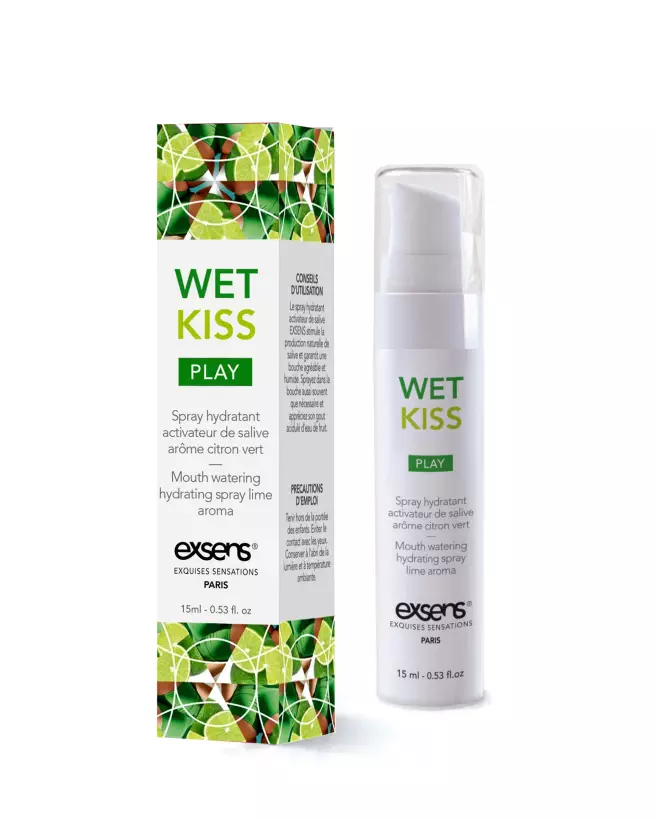 Image du stimulant WET KISS LIME par Exsens, enhancer sensuel pour femme-1