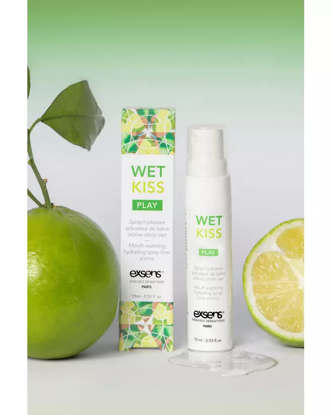 Image du stimulant WET KISS LIME par Exsens, enhancer sensuel pour femme-2