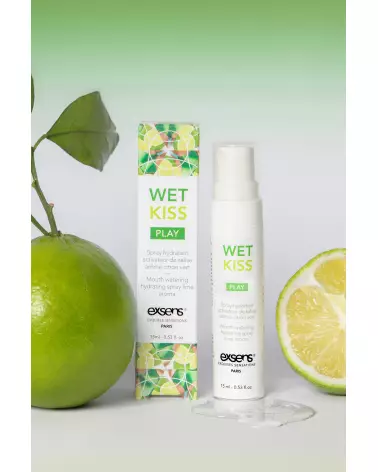Image du stimulant WET KISS LIME par Exsens, enhancer sensuel pour femme-2