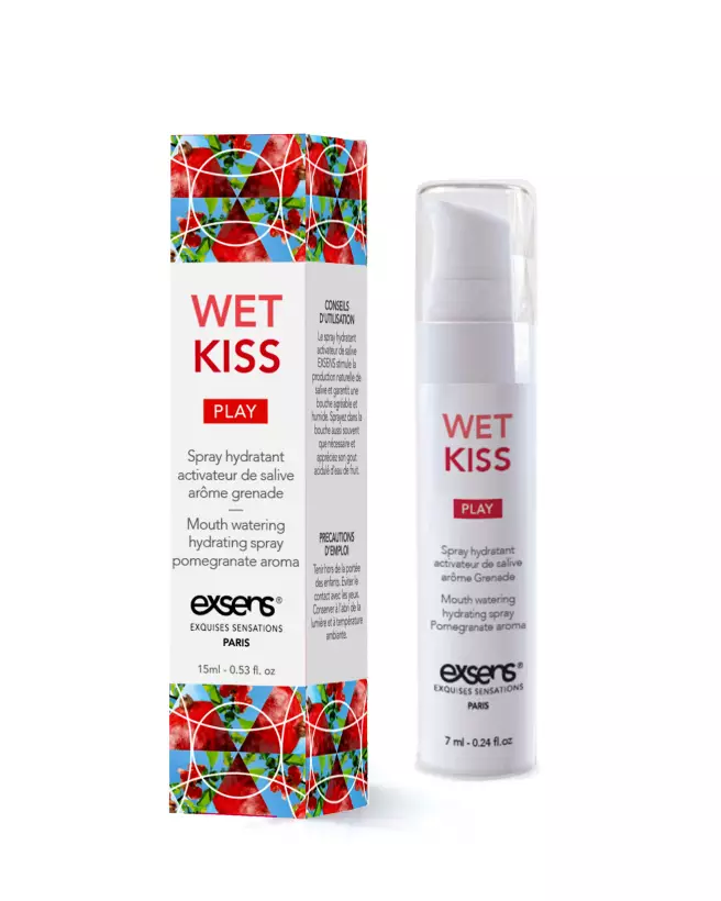 Image du Stimulant Exsens WET KISS Pomme Grenade pour femmes, boost d'excitation naturelle-1