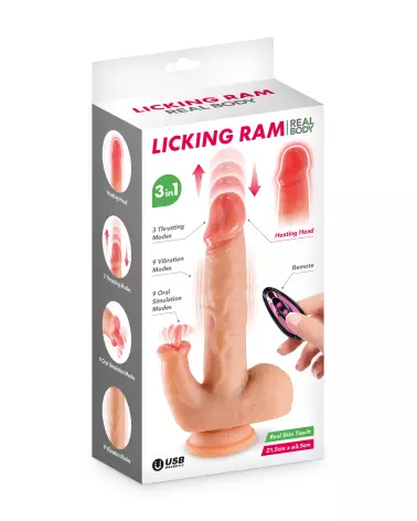 Image du REALBODY Licking Ram, sextoy réaliste pour stimulation intense-2