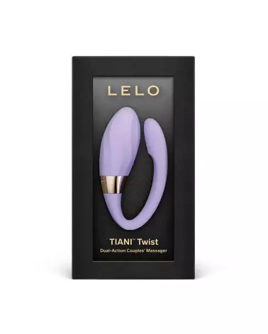 Image du LELO TIANI TWIST PARME, sextoy vibrant pour couples en couleur parme-2