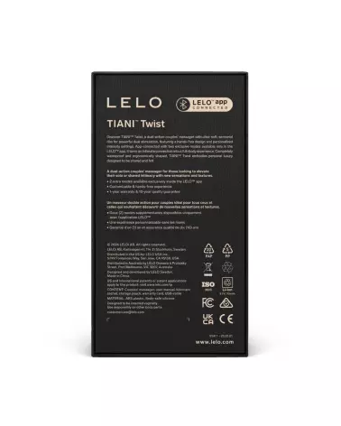 Image du LELO TIANI TWIST PARME, sextoy vibrant pour couples en couleur parme-4