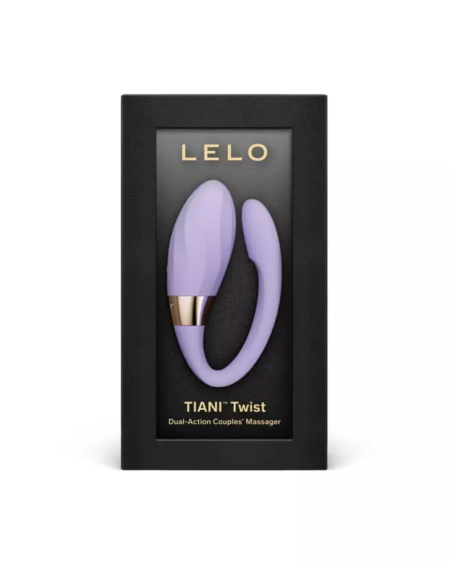 Image du LELO TIANI TWIST PARME, sextoy vibrant pour couples en couleur parme-5