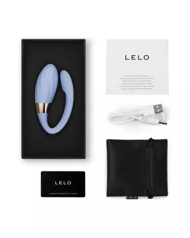 Image du sextoy LELO TIANI TWIST BLEU pour couple, design ergonomique et waterproof-3
