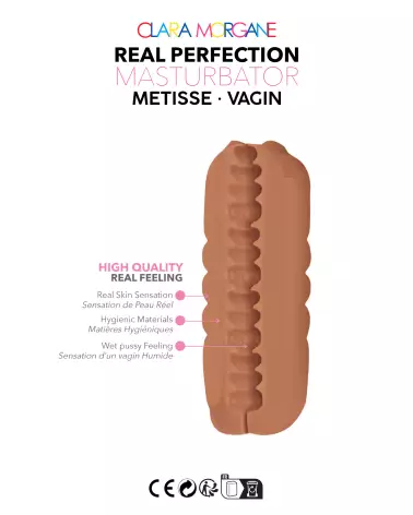 Masturbateur Vaginette Maeva REAL PERFECTION pour expérience sensorielle réaliste et intense-5