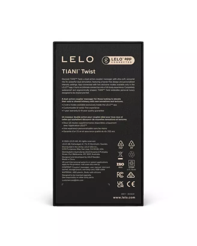 Image du LELO Tiani Twist Rose, sextoy élégant pour couples-7