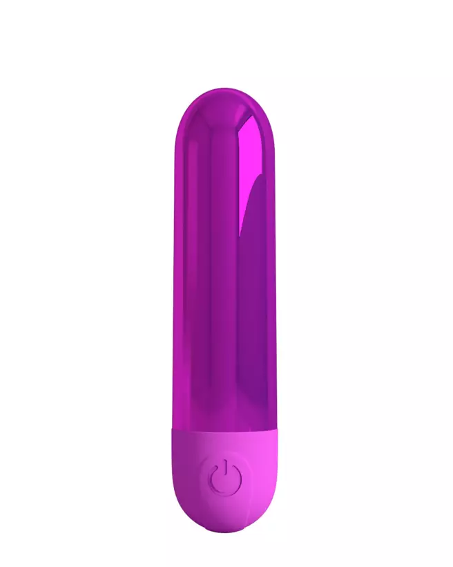 Image du vibromasseur Pretty Love Kiwi Violet, design élégant et compact-1