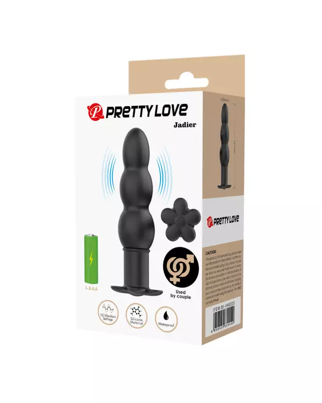 Image du plug anal PRETTY LOVE JADIER, ergonomique et doux pour initiation et plaisir avancé-2
