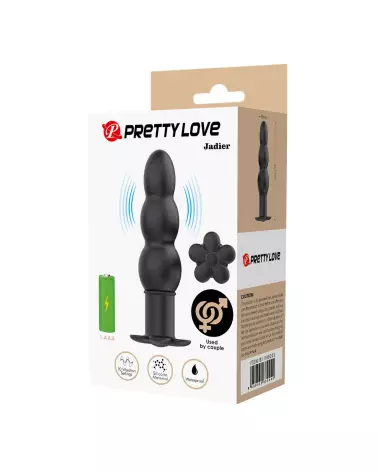Image du plug anal PRETTY LOVE JADIER, ergonomique et doux pour initiation et plaisir avancé-2