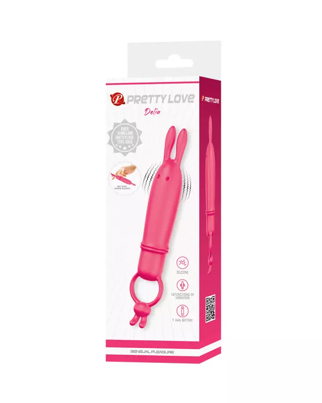 Image du vibromasseur Pretty Love Delia, sextoy ergonomique et silencieux pour plaisir intense-2