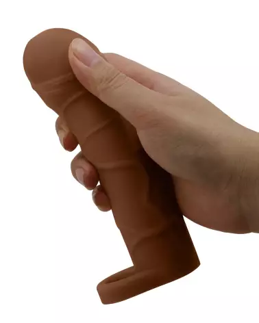 Gaine pour pénis Pretty Love Bunion Marron, extenseur confortable et élégant-3