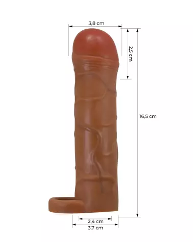 Gaine pour pénis Pretty Love Bunion Marron, extenseur confortable et élégant-9