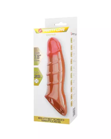Gaine pour pénis PRETTY LOVE DAMELL marron amélioration sensationnelle-2