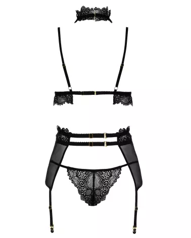 Image de l'ensemble Velvet Sin noir par Beauty Night, lingerie élégante et séduisante-7