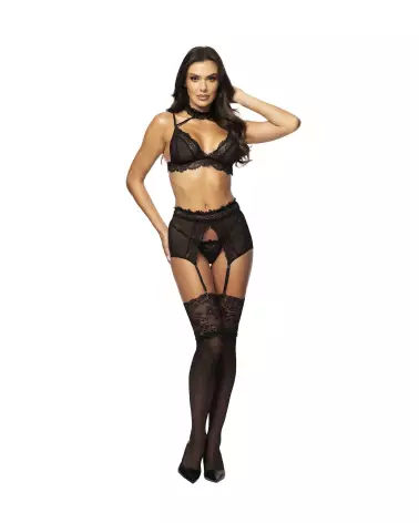 Image de l'ensemble Velvet Sin noir par Beauty Night, lingerie élégante et séduisante-8