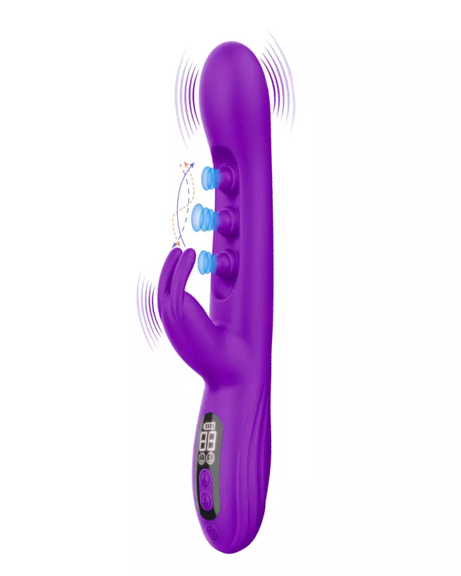 Image du vibromasseur Pretty Love Sabien, stimulation double, waterproof et ergonomique-1