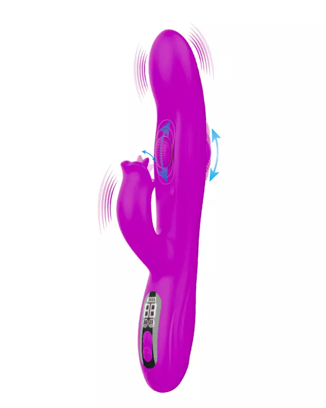 Image du Pretty Love Yalanda, rabbit vibrant pour stimulation du point G et clitoridienne-1