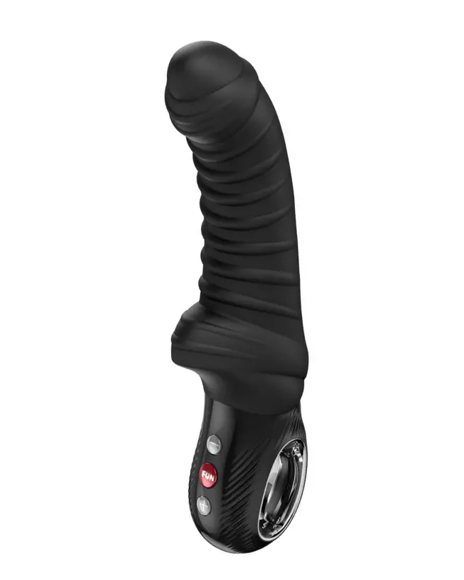 Image du vibromasseur FUNFACTORY TIGER NOIR, idéal pour la stimulation du point G, en silicone médical, rechargeable et -2