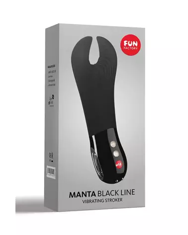 Image du masturbateur FUN FACTORY MANTA BLACK, modèle ergonomique de haute qualité pour stimulation intense-2