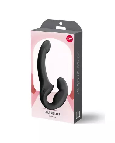 Sextoy FUN FACTORY SHARE NOIR pour couples, design ergonomique et moderne-2