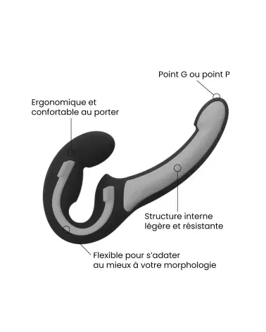Sextoy FUN FACTORY SHARE NOIR pour couples, design ergonomique et moderne-6