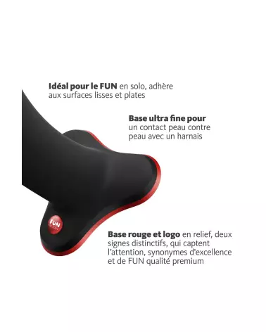 Image du Plug Anal FUN THE BOSS STUB NOIR par FUN FACTORY - Conception ergonomique et sécurité maximale-3