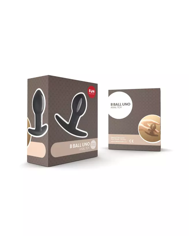 Image du Plug Anal FUN FACTORY B BALL UNO Noir - Confort et Stimulation Intense-2