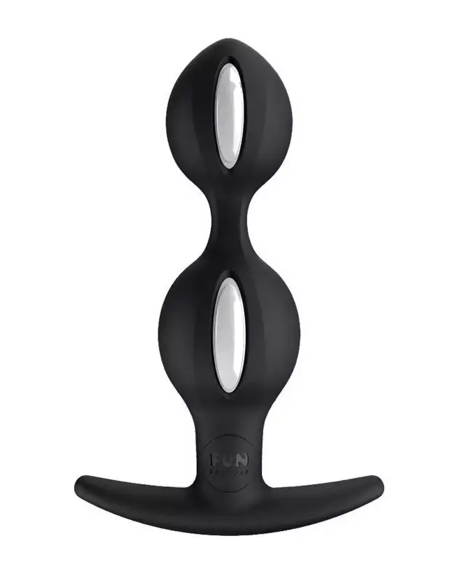 Image du plug anal FUN FACT B BALLS DUO NOIR par FUN FACTORY, conçu pour le plaisir intensifié-1