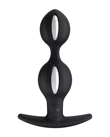Image du plug anal FUN FACT B BALLS DUO NOIR par FUN FACTORY, conçu pour le plaisir intensifié-1