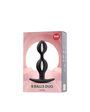 Image du plug anal FUN FACT B BALLS DUO NOIR par FUN FACTORY, conçu pour le plaisir intensifié-2