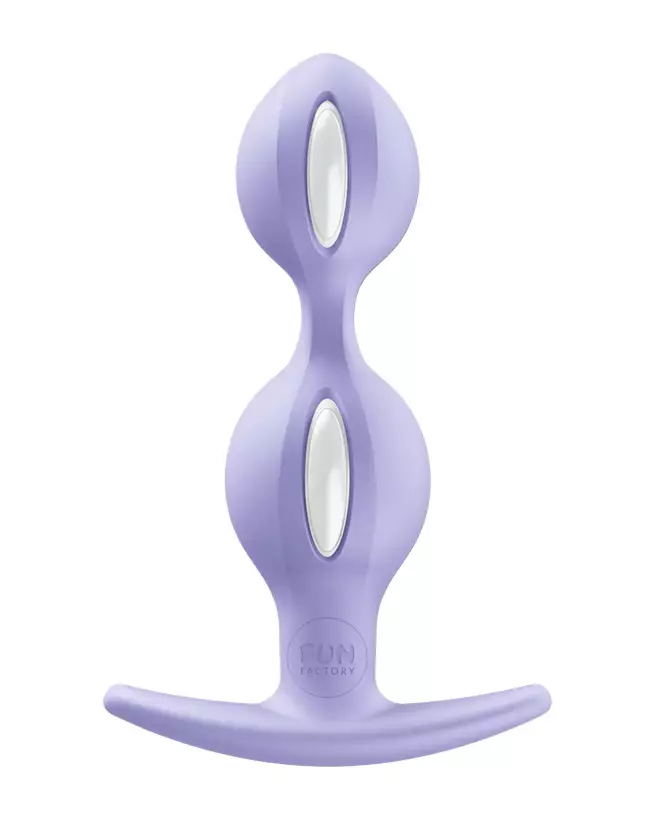 Image FUN FACTORY B BALLS DUO parme - Plug Anal de Qualité-1