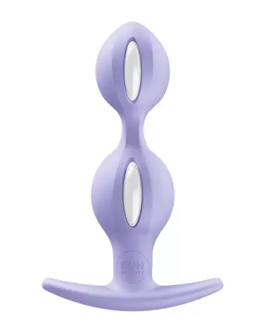 Image FUN FACTORY B BALLS DUO parme - Plug Anal de Qualité-1