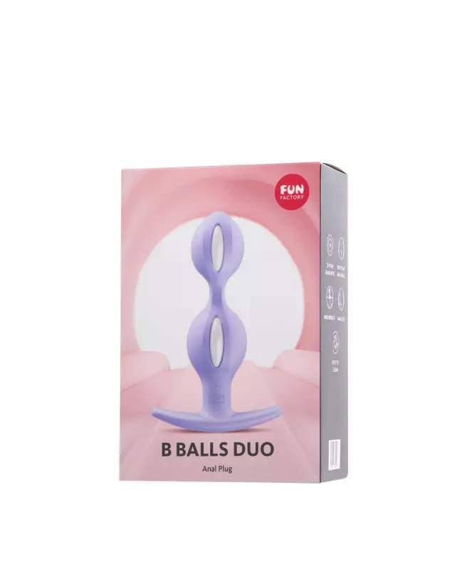 Image FUN FACTORY B BALLS DUO parme - Plug Anal de Qualité-2