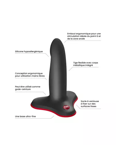 Image du sextoy FUN FACT Limba Flex Noir S pour couples, flexible et ergonomique-6