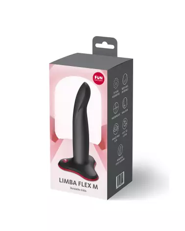 Image du sextoy Limba Flex Noir M de FUN FACTORY, pour couples, flexible et ergonomique-2