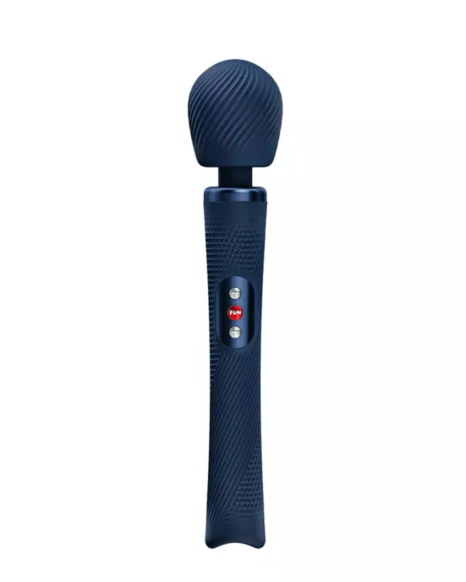 Image du Wand Vibrant Fun Factory Vim Bleu - Sextoy Intense et Ergonomique-1