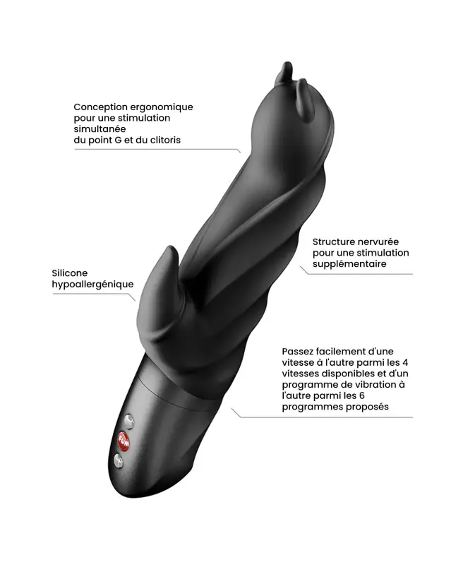 Image du vibromasseur FUN DARLING DEVIL de FUN FACTORY, stimulation double point G et clitoris-4