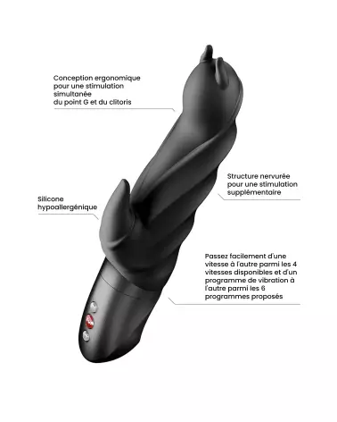 Image du vibromasseur FUN DARLING DEVIL de FUN FACTORY, stimulation double point G et clitoris-4