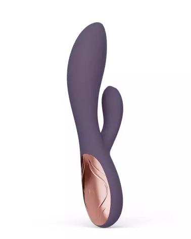 Image LELO INA Thrust Violet, vibromasseur Rabbit haut de gamme pour stimulation intense et plaisir féminin.-3