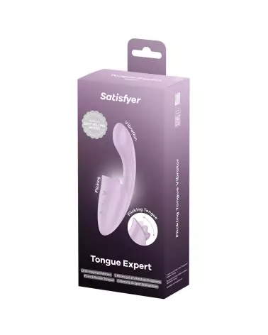 Image du Satisfyer Tongue Expert Lila, vibromasseur langue pour stimulation clitoridienne intense-3