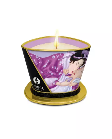Bougie de massage SHUNGA Lavande pour relaxation et soins du corps-2