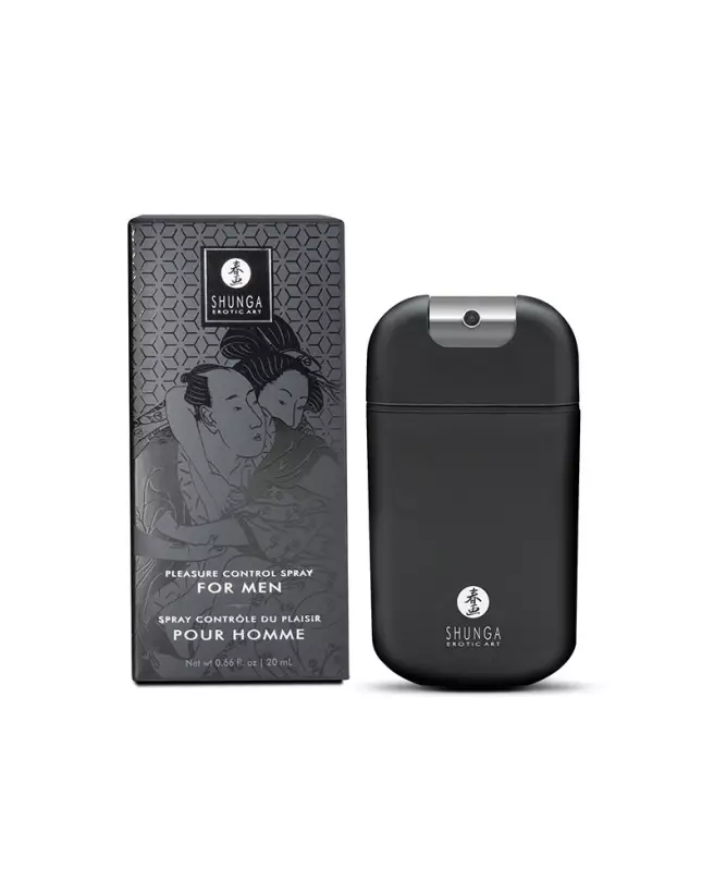 Spray contrôle du plaisir Shunga pour homme pour prolonger l'intimité-1